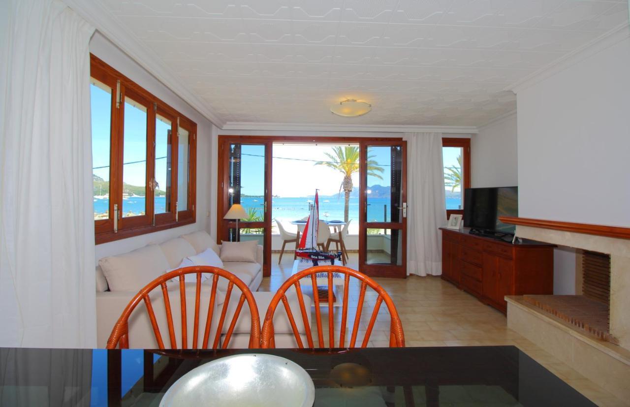 Family Seafront Apt Fantastic Seaview Pollença Buitenkant foto